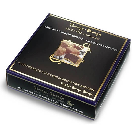Buy Booja-Booja Around Midnight Espresso Chocolate Truffles 104g from choctrade Booja-Booja Around Midnight Espresso Chocolate Truffles 104g