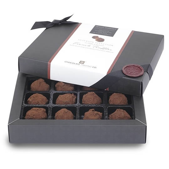 Chocolate Trading Co. Superior Selection 12 Dark & Dusted French Truffles 138g