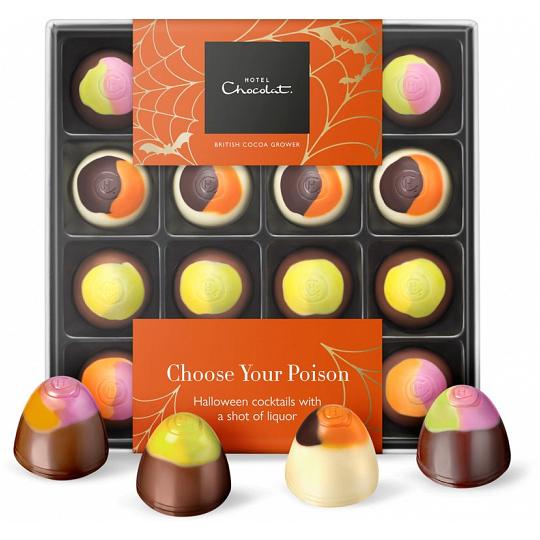 Buy Hotel Chocolat Choose Your Poison Halloween Chocolate Box from hotelchocolat Hotel Chocolat Choose Your Poison Halloween Chocolate Box