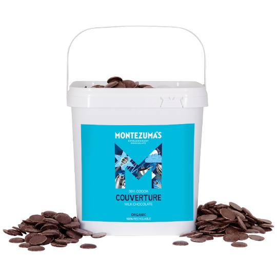Montezuma’s 38% Cocoa Milk Chocolate Couverture 3kg