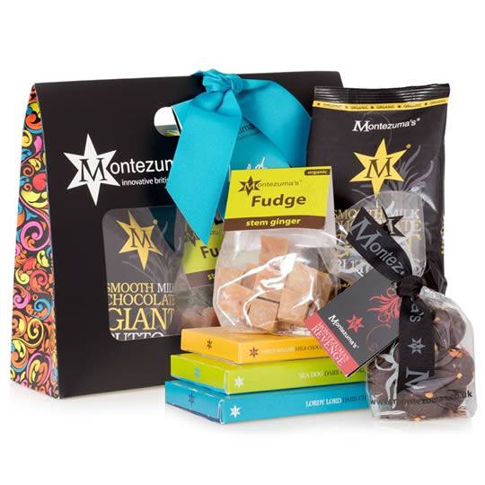 Buy Montezuma’s “Lord” Chocolate Gift Bag from montezumas Montezuma's Lord Chocolate Gift Bag, a gift bag of chocolates for men, with spicy chocolates.