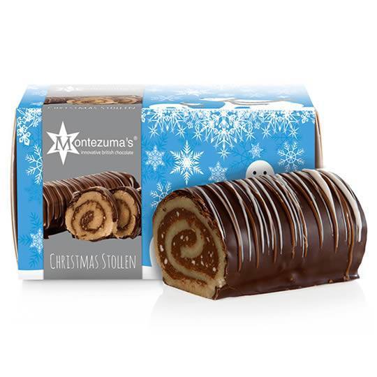 Buy Montezuma’s Marzipan and Chocolate Stollen from montezumas Montezuma’s Marzipan and Chocolate Stollen