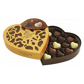Godiva Coeur Grand 14 Piece Chocolate Box