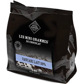 Michel Cluizel Vanuari Lait 39% Milk Chocolate Chips 1kg