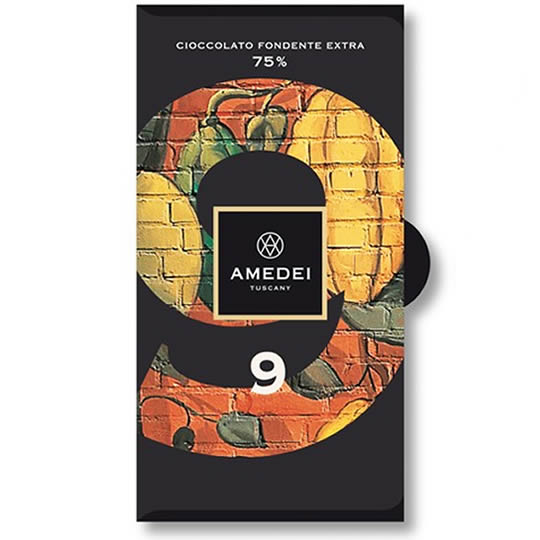 Amedei Chocolate - '9' 75% Cocoa Dark Chocolate Bar