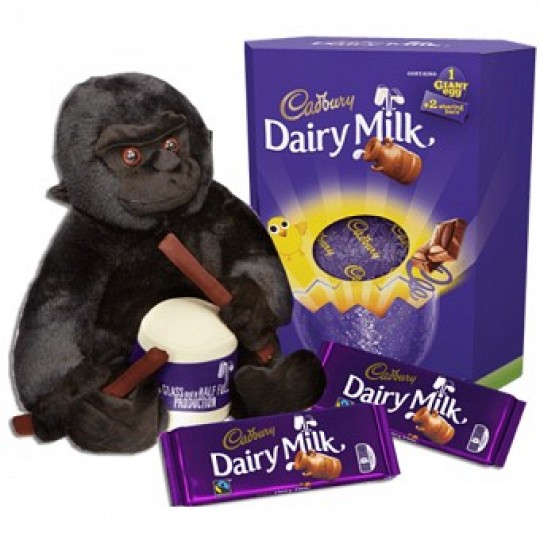 Gorilla & Giant Dairy Milk Egg Cadbury Chocolate Easter Gifts