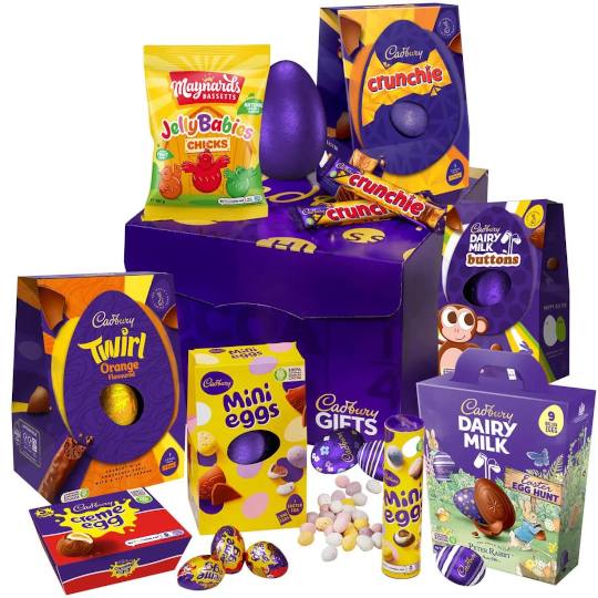 Cadbury Large Easter Egg Collection Cadbury Easter Chocolate Hampers