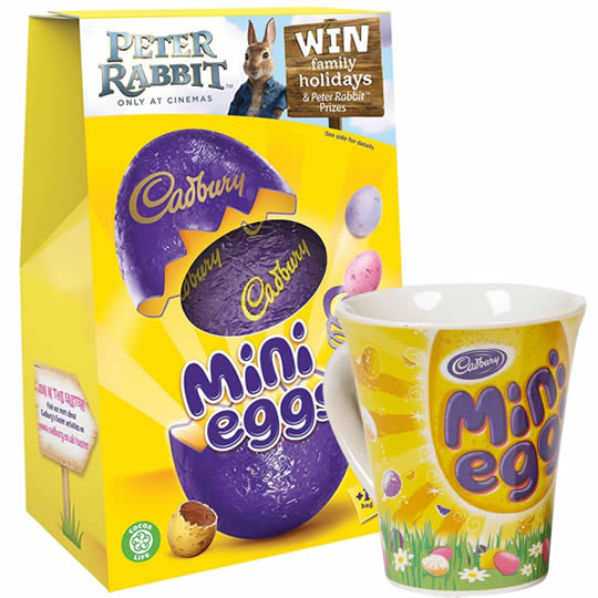 Cadbury Mini Eggs Easter Egg & Mug Set Cadbury Easter Gifts