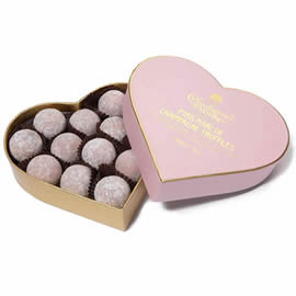 Charbonnel et Walker Champagne Truffles Heart Box