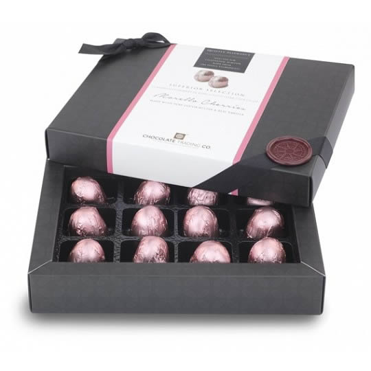 Chocolate Covered Morello Cherries in Kirsch