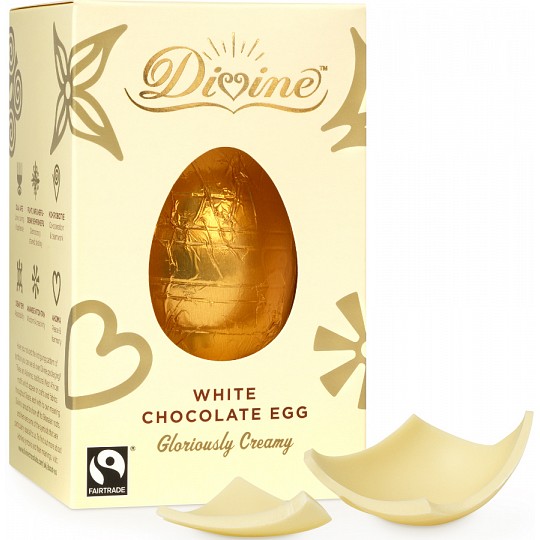 Divine Chocolate White Chocolate Easter Egg