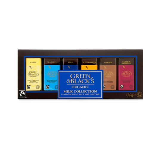 Green & Blacks Milk Chocolate Miniature Bar Collection