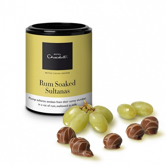 Hotel Chocolat Rum Soaked Sultanas - Enrobed Fruit Hotel Chocolat Rum Soaked Sultanas - Enrobed Fruit