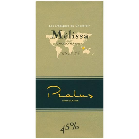 Pralus Chocolate - Melissa Criollo 45% Cocoa Milk Chocolate Bar Pralus Chocolate - Melissa Criollo 45% Cocoa Milk Chocolate Bar