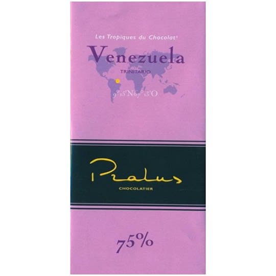 Pralus Chocolate - Venezuela Trinitario 75% Cocoa Dark Chocolate Bar Pralus Chocolate - Venezuela Trinitario 75% Cocoa Dark Chocolate Bar