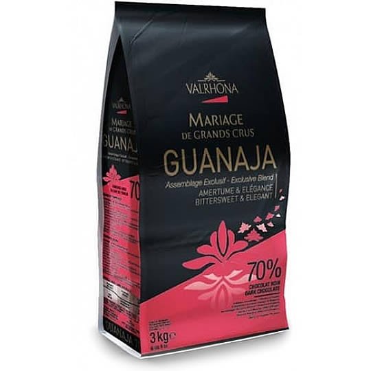 Valrhona Chocolate Guanaja 70% Couverture Chips (3kg)