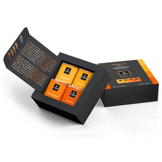 Buy Amedei I Cru 12 Napolitains Single Origin Chocolate Tasting Squares from choctrade Amedei I Cru 12 Napolitains Single Origin Chocolate Tasting Squares