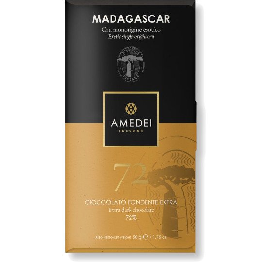 Amedei Madagascar 72% Cocoa Extra Dark Chocolate Bar