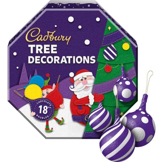 Buy Cadbury Chocolate Christmas Tree Decorations from cadbury Cadbury Chocolate Christmas Tree Decorations
