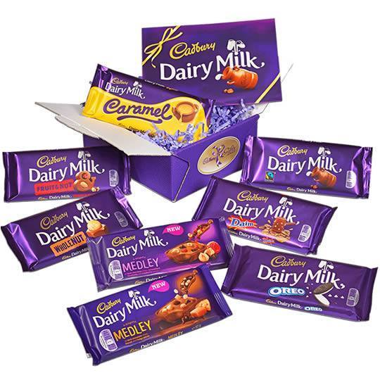 Cadbury Dairy Milk Chocolate Bars Gift