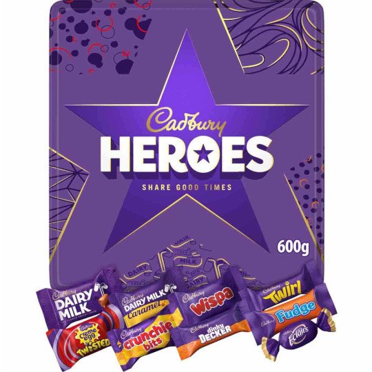 Cadbury Heroes Limited Edition Tin 600g