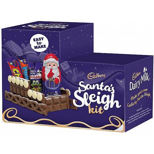 Buy Cadbury Santa’s Sleigh Chocolate Kit from cadbury Cadbury Santa’s Sleigh Chocolate Kit