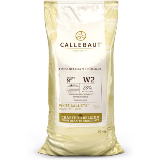 Callebaut Recipe Nº W2 28% White Callets 10kg