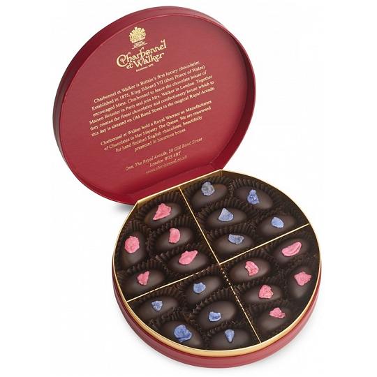Charbonnel et Walker English Rose And Violet Creams Chocolate Box 245g