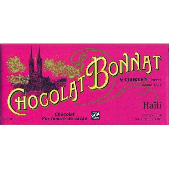 Chocolat Bonnat Haiti 75% Cocoa Dark Chocolate Bar 100g