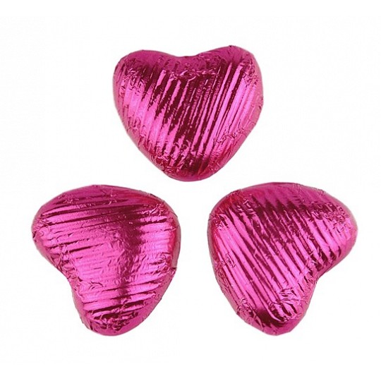 Chocolate Trading Co. Fuchsia Pink Chocolate Hearts