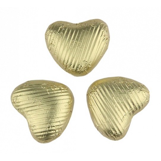 Chocolate Trading Co. Gold Chocolate Hearts