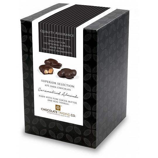 Chocolate Trading Co. Superior Selection 63% Dark Chocolate Caramelised Almonds