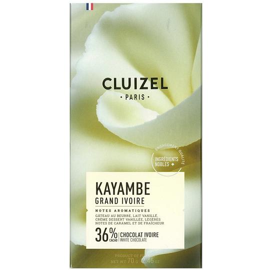 Buy CLUIZEL Kayambe Grand Ivoire 36% Cocoa White Chocolate Bar from choctrade CLUIZEL Kayambe Grand Ivoire 36% Cocoa White Chocolate Bar