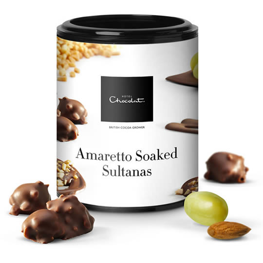 Hotel Chocolat Amaretto Soaked Sultanas Covered in Chocolate