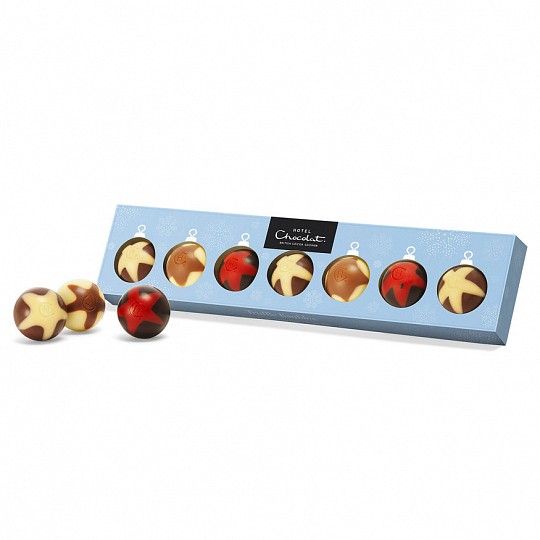Buy Hotel Chocolat Chocolate Christmas Baubles from hotelchocolat Hotel Chocolat Chocolate Christmas Baubles