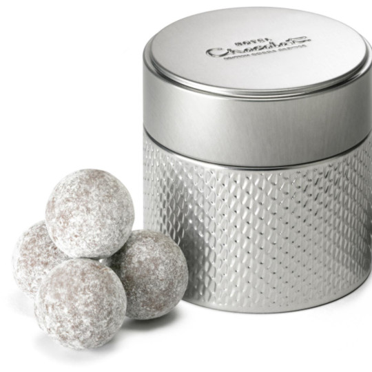 Hotel Chocolat Classic Champagne Chocolate Truffles in Silver Keepsake Tin