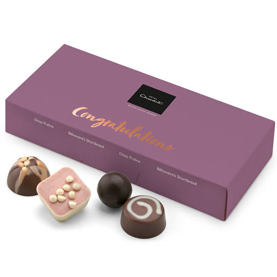 A small box of chocolates from Hotel Chocolat, with  