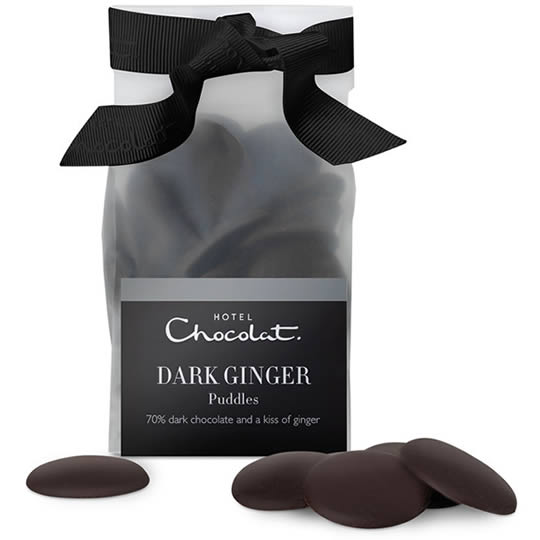 Hotel Chocolat Dark Chocolate Ginger Puddles