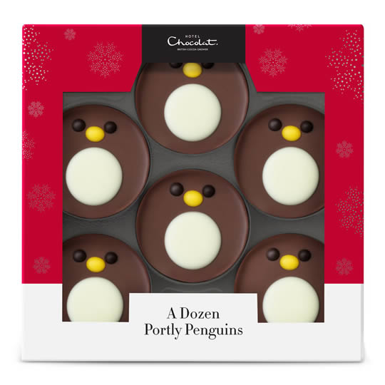 Hotel Chocolat Milk Chocolate Portly Penguins