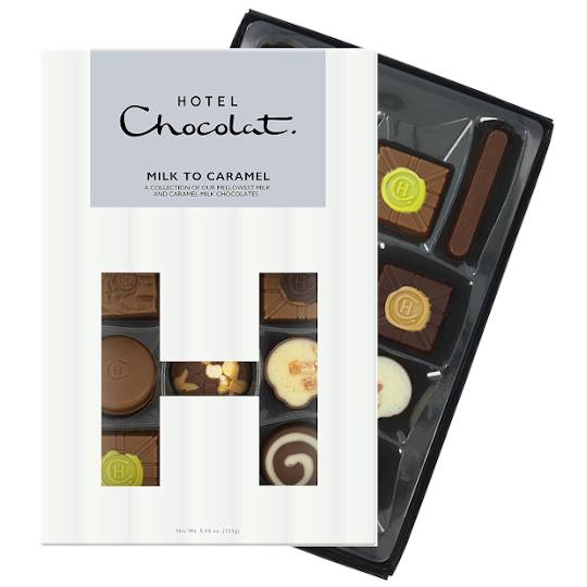 Hotel Chocolat Milk to Caramel H-Box Chocolate Box