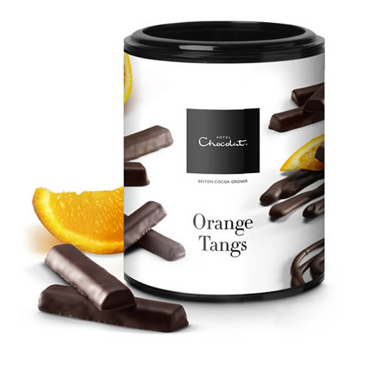 Hotel Chocolat Orange Tangs Covered in Chocolate