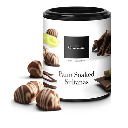 Hotel Chocolat Rum Soaked Sultanas Covered in Chocolate
