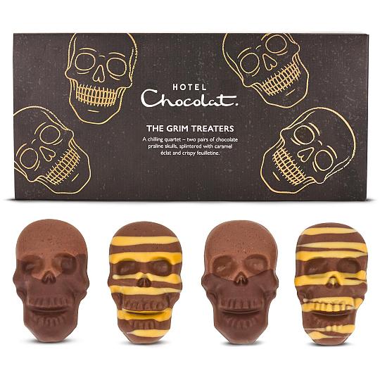 Buy Hotel Chocolat The Grim Treaters Chocolate Skulls from hotelchocolat Hotel Chocolat The Grim Treaters Chocolate Skulls
