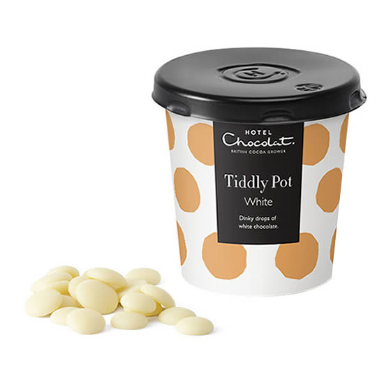 Hotel Chocolat White Chocolate Buttons Tiddly Pot