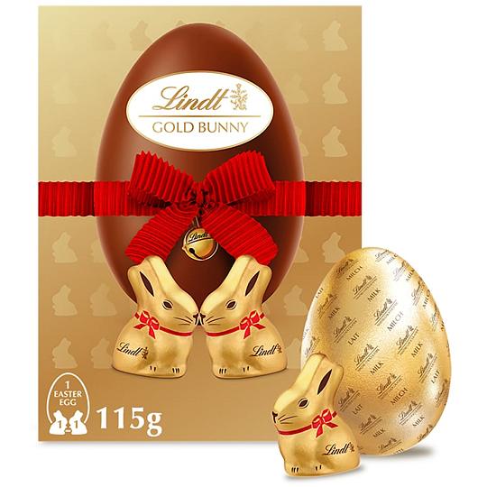 Lindt GOLD BUNNY Milk Chocolate Easter Egg 115g