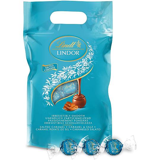 Lindt LINDOR Salted Caramel Chocolate Truffles 1kg Pouch