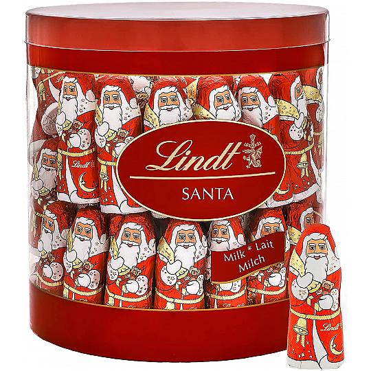 Lindt SANTA Mini Milk Chocolate Santa’s Tub 670g