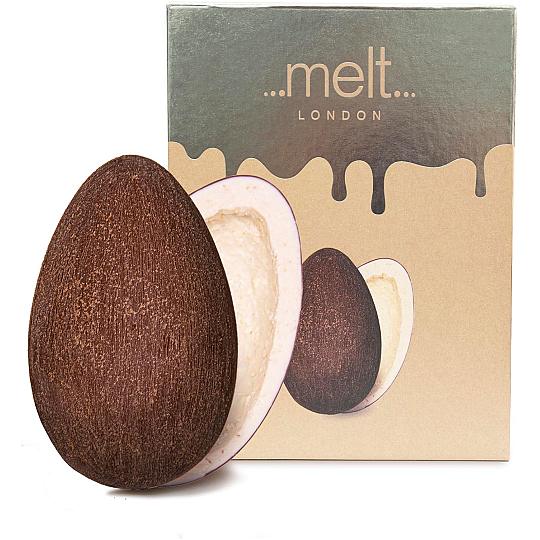 …melt… Coconut Easter Egg