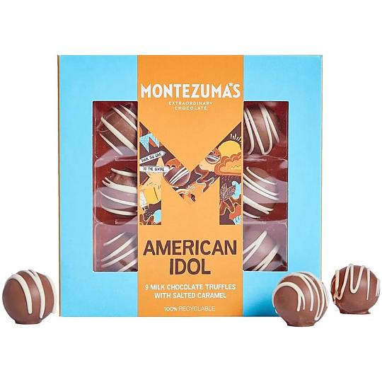 Montezuma’s American Idol 9 Milk Chocolate Truffles with Salted Caramel 120g