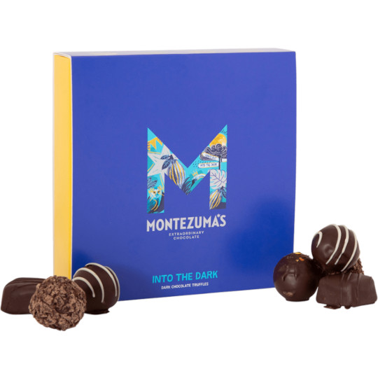 Buy Montezuma’s “Into The Dark” Dark Chocolate Truffle Chocolate Box from amazon Montezuma’s “Into The Dark” Dark Chocolate Truffle Chocolate Box